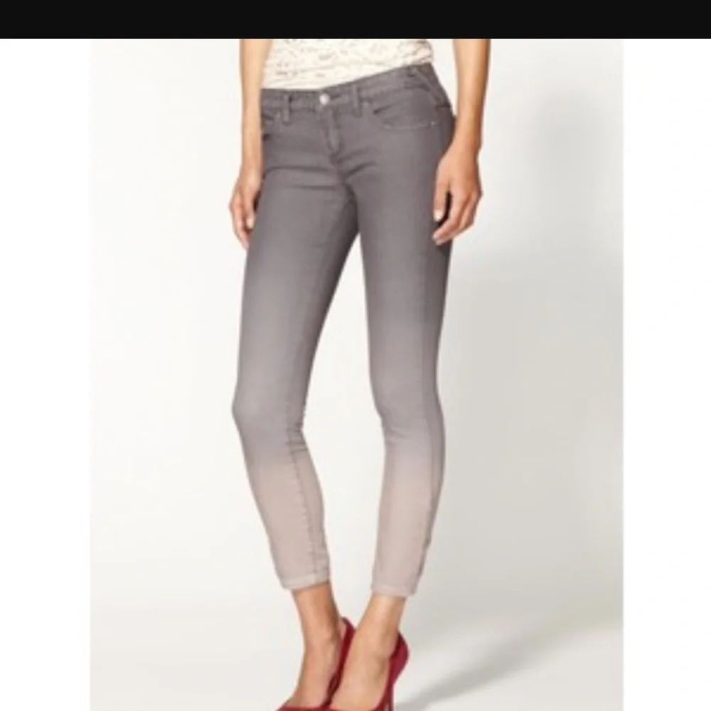 Free People cropped ombré jean